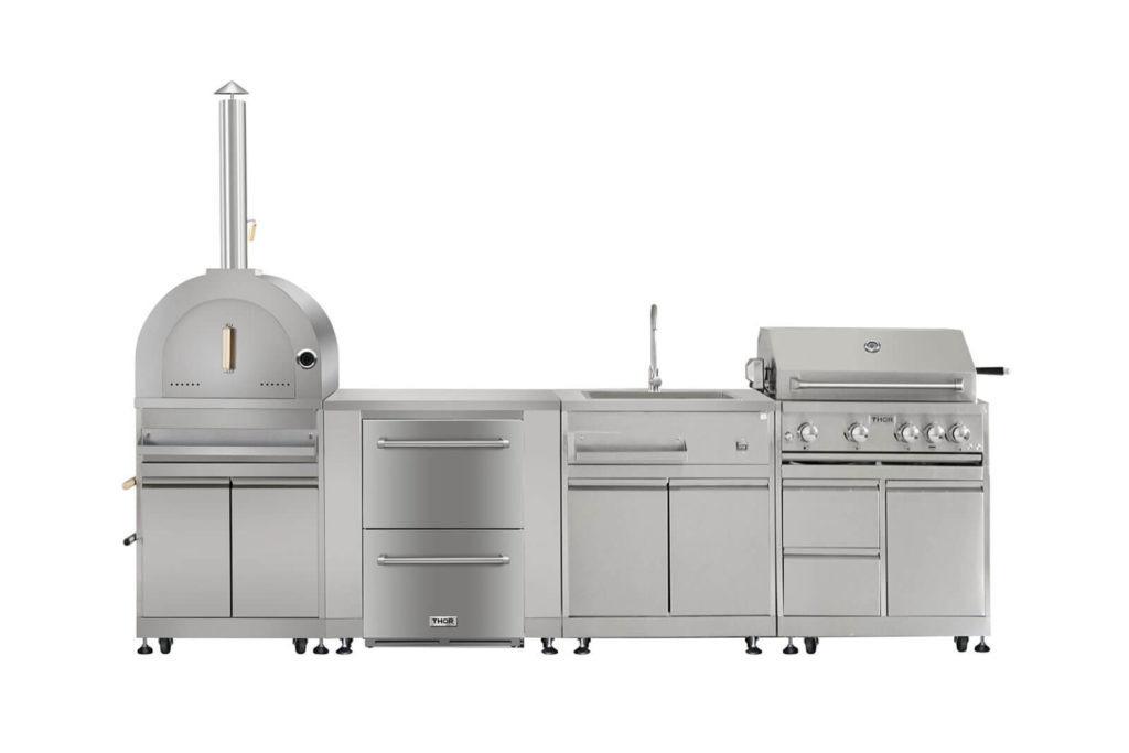 THOR KITCHEN MK01SS304 Thor Kitchen Outdoor Kitchen Sink Cabinet In Stainless Steel