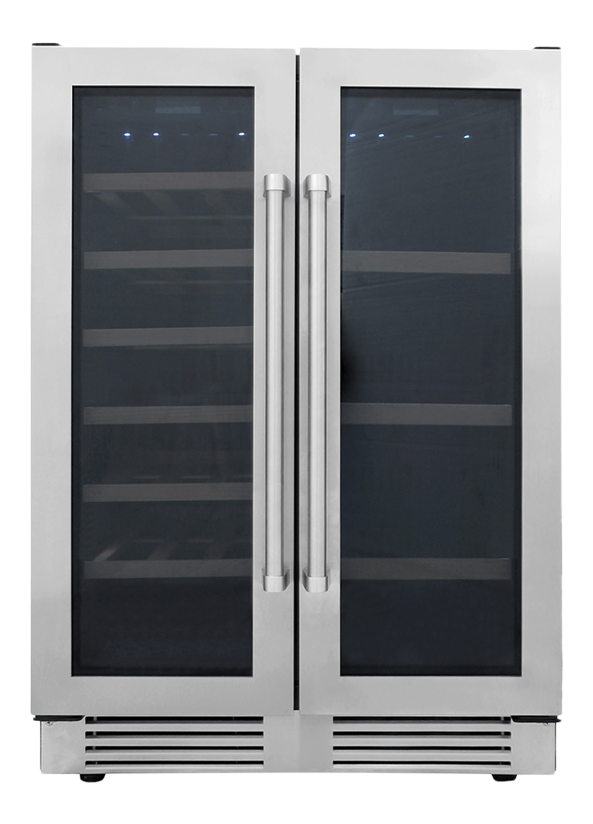 THOR KITCHEN TBC2401DI Thor Kitchen - 24 Inch Under Counter French Door Freestanding INDEP...