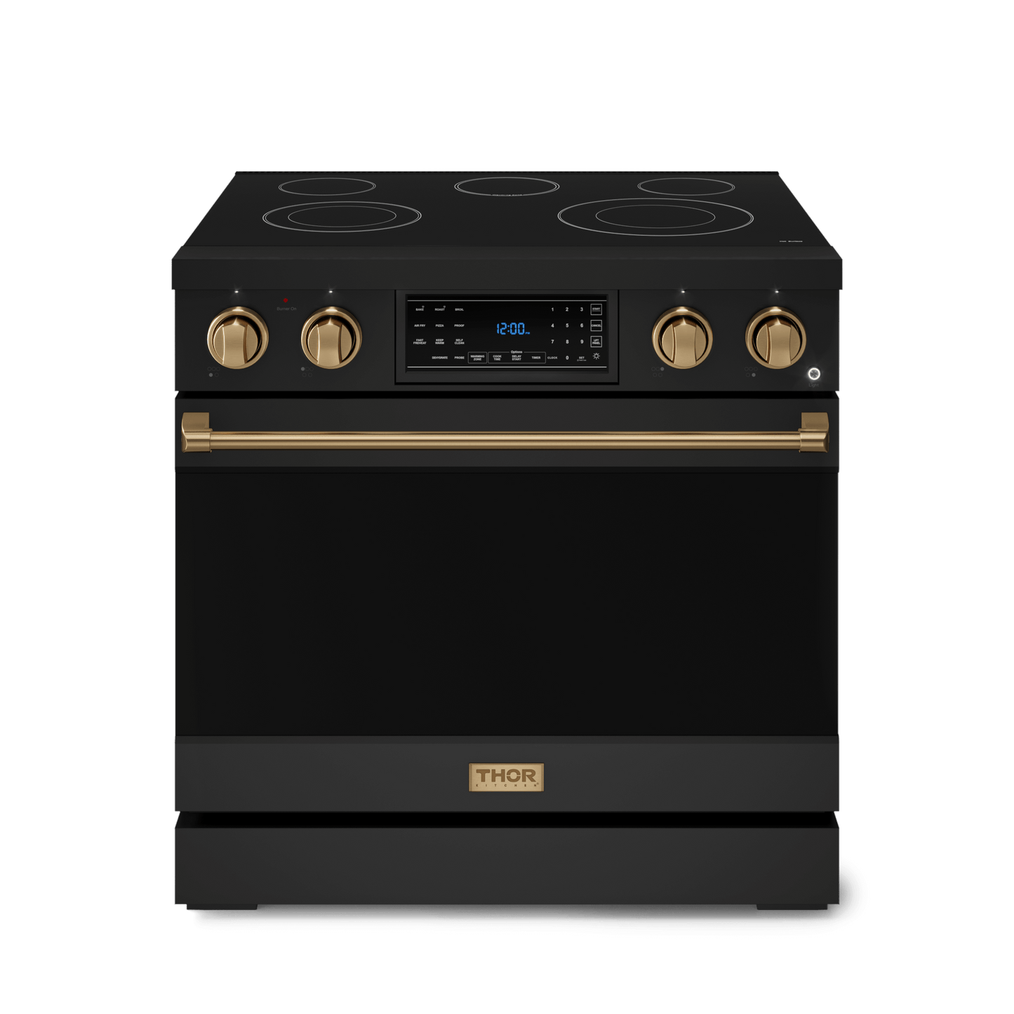 THOR KITCHEN RSE36BBRZ 36 Inch Professional Electric Range With Tilt Panel Touch Control I...
