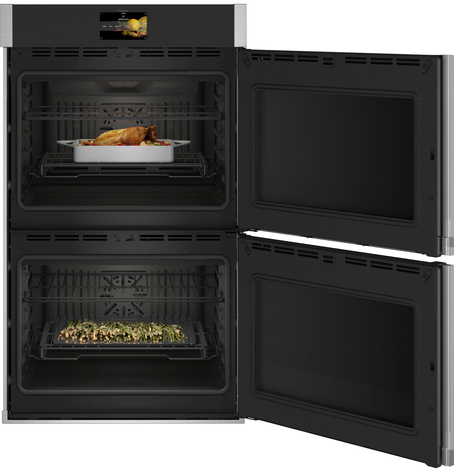 GE APPLIANCES PTD700RSNSS GE Profile 30"" Smart Built-in Convection Double Wall Oven With ...