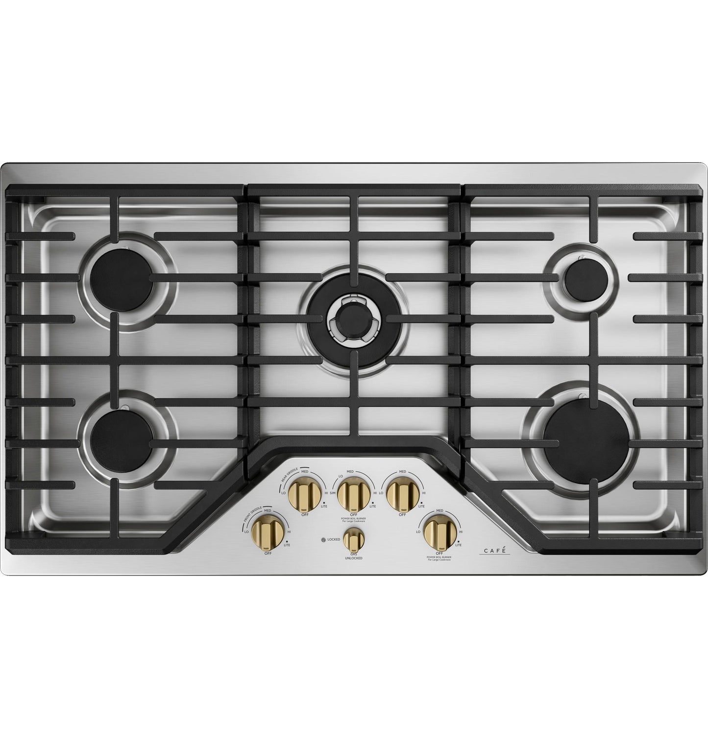 CAFE CGP95362MS1 Cafe Cafe 36"" Built-in Gas Cooktop