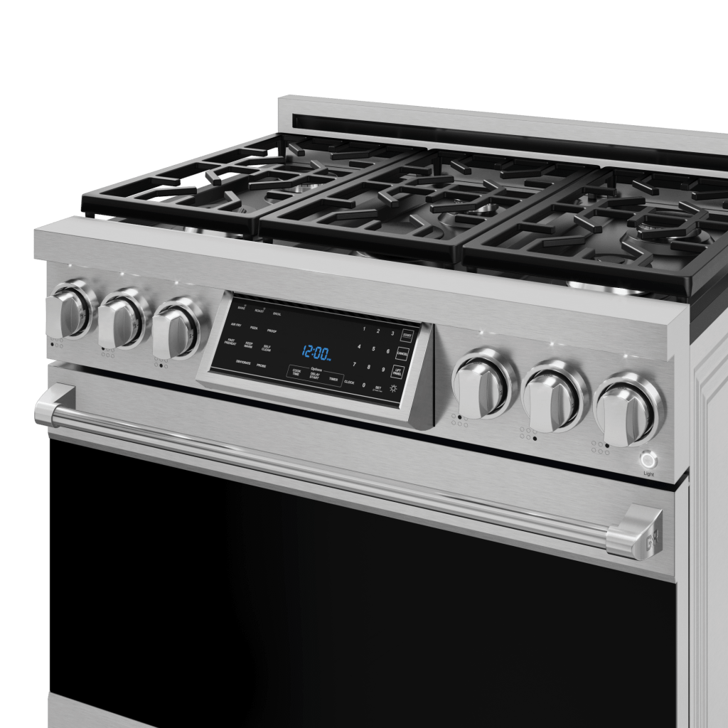 THOR KITCHEN RSG36LP 36 Inch Professional Lp Range With Tilt Panel Touch Control In STAI...