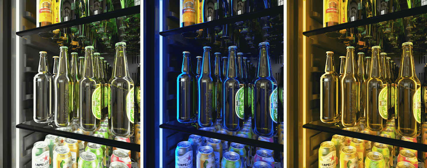 ZEPHYR PRB24F01BPG Zephyr 24"" Full Size Panel Ready Single Zone Beverage Cooler