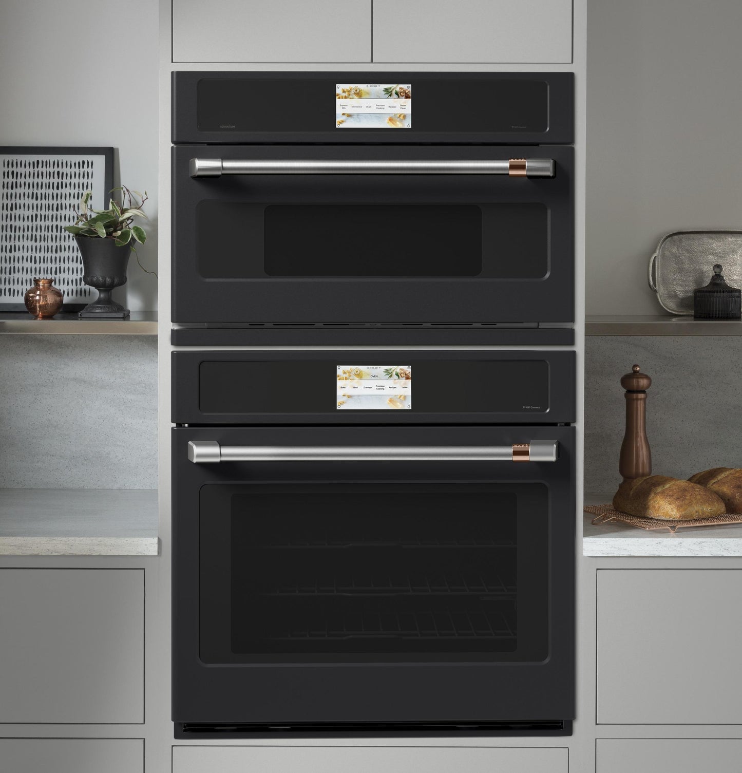 CAFE CSB913P3ND1 Cafe 30"" Five In One Oven With 120v Advantium Technology