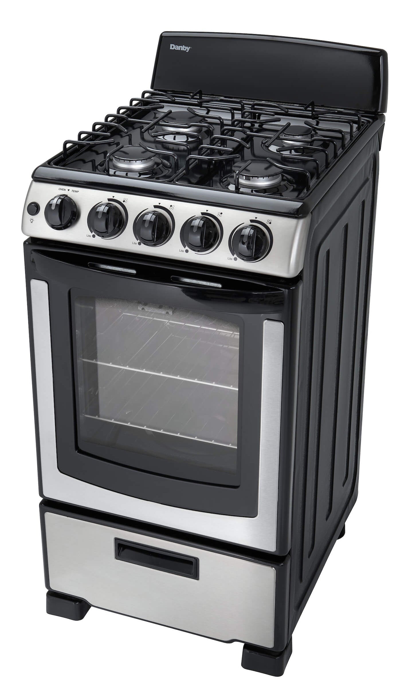 DANBY DR203BSSGLP Danby 20"" Wide Gas Range In Stainless Steel