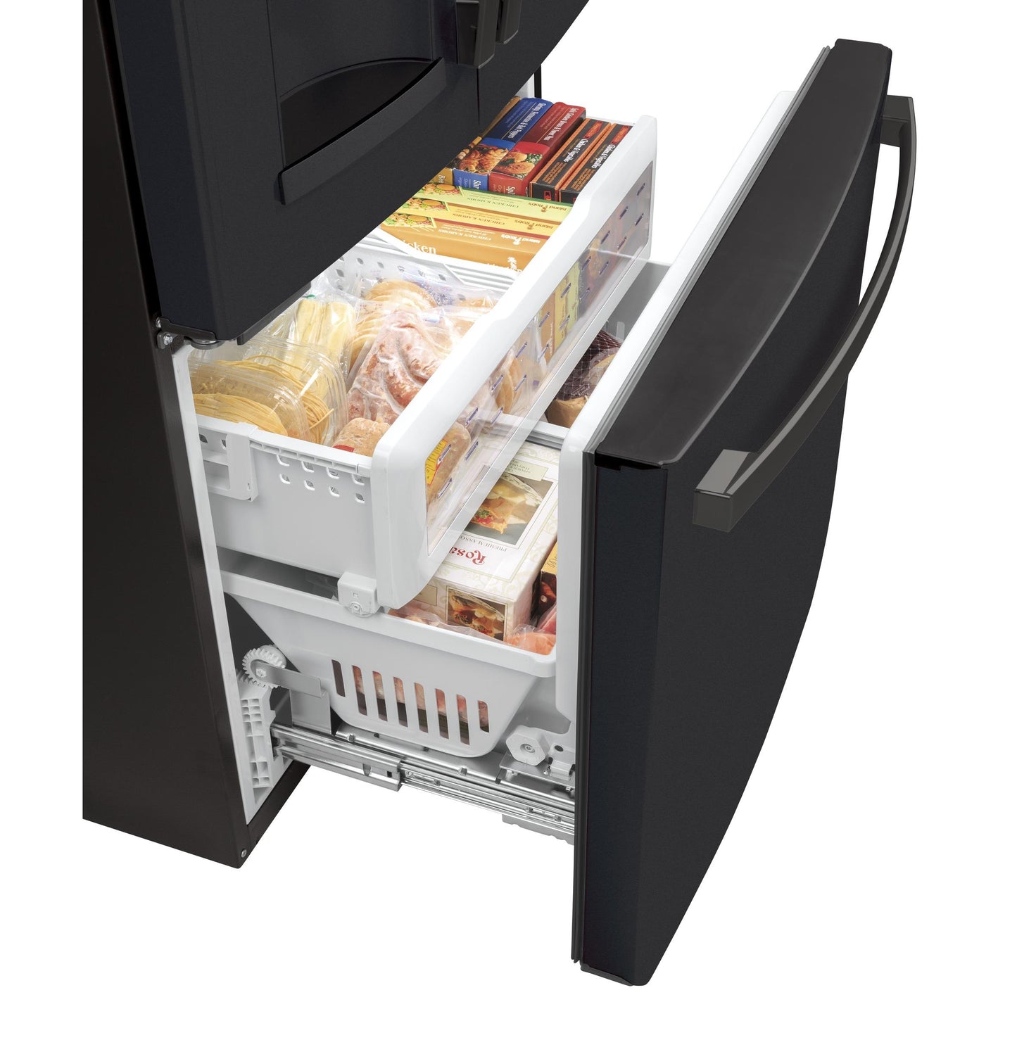 GE APPLIANCES GYE22GENDS Ge Energy Star 22.2 Cu. Ft. Counter-depth French-door REFRIGE...