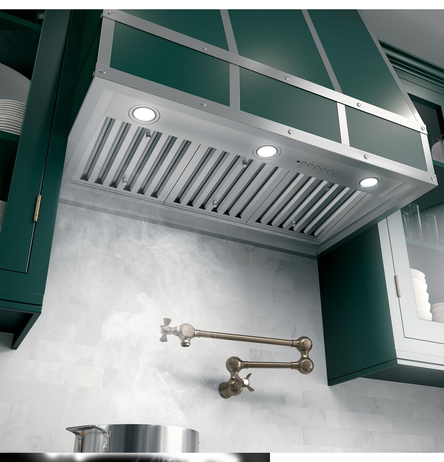 GE APPLIANCES UVC9360SLSS 36"" Wifi Enabled Designer Custom Insert W/ Dimmable LED Lighting