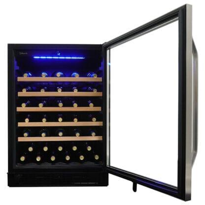 SILHOUETTE SWC057D1BSS Silhouette Stilton 24"" Single Zone Wine Cellar