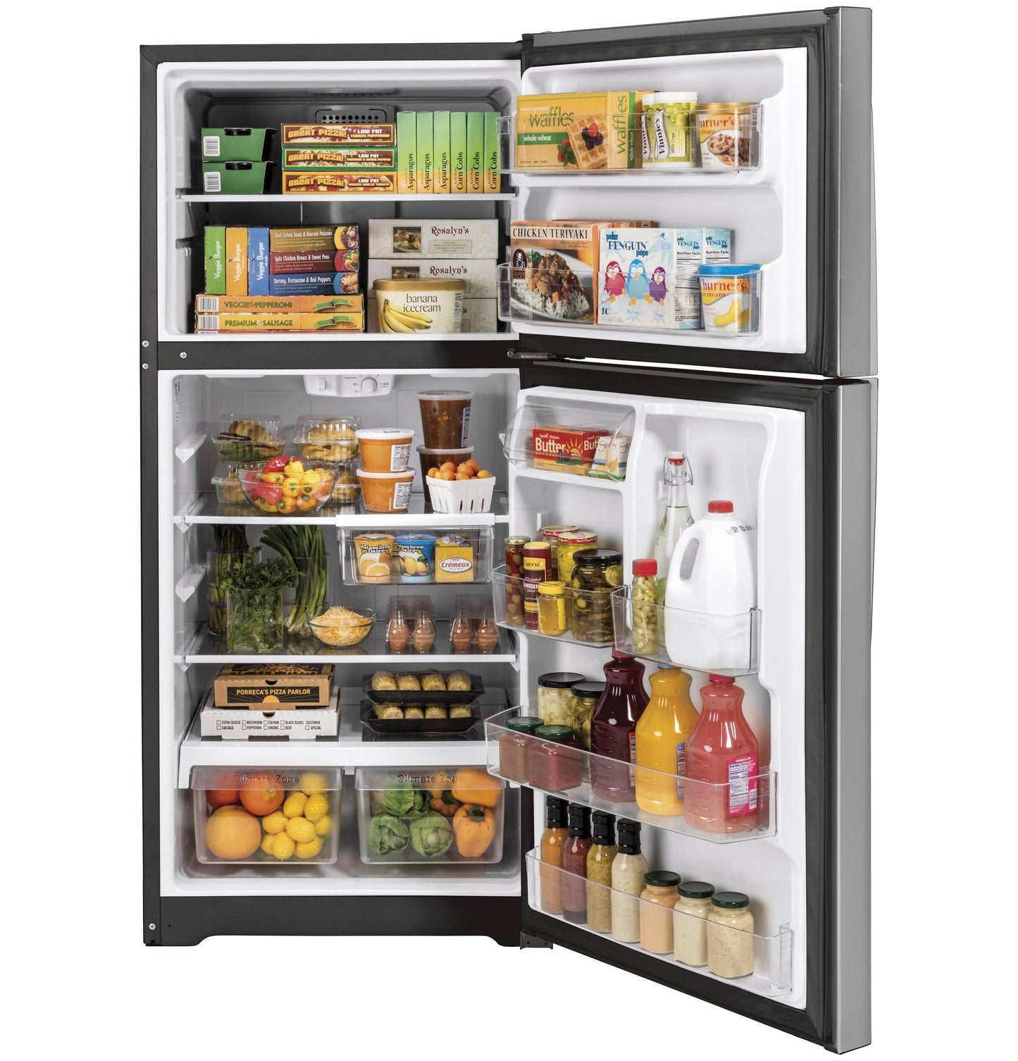 GE APPLIANCES GTS19KYNRFS Ge 19.2 Cu. Ft. Top-freezer Refrigerator