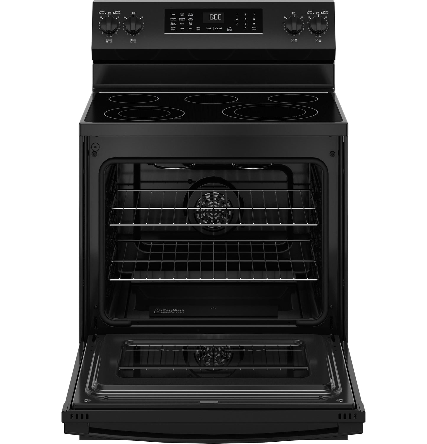 GE APPLIANCES GRF600AVBB Ge 30"" Free-standing Electric Convection Range With No Preheat A...