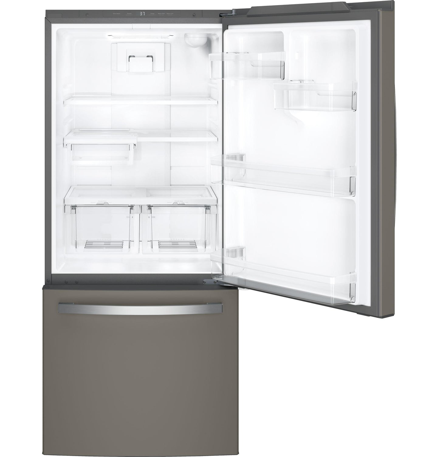 GE APPLIANCES GDE21EMKES Ge Series Energy Star 20.9 Cu. Ft. Bottom Freezer Refrigerator