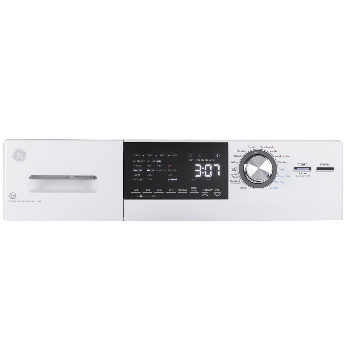 GE APPLIANCES GFQ14ESSNWW Ge 24"" 2.4 Cu. FT.CAPACITY Front Load Washer/condenser Dryer Combo