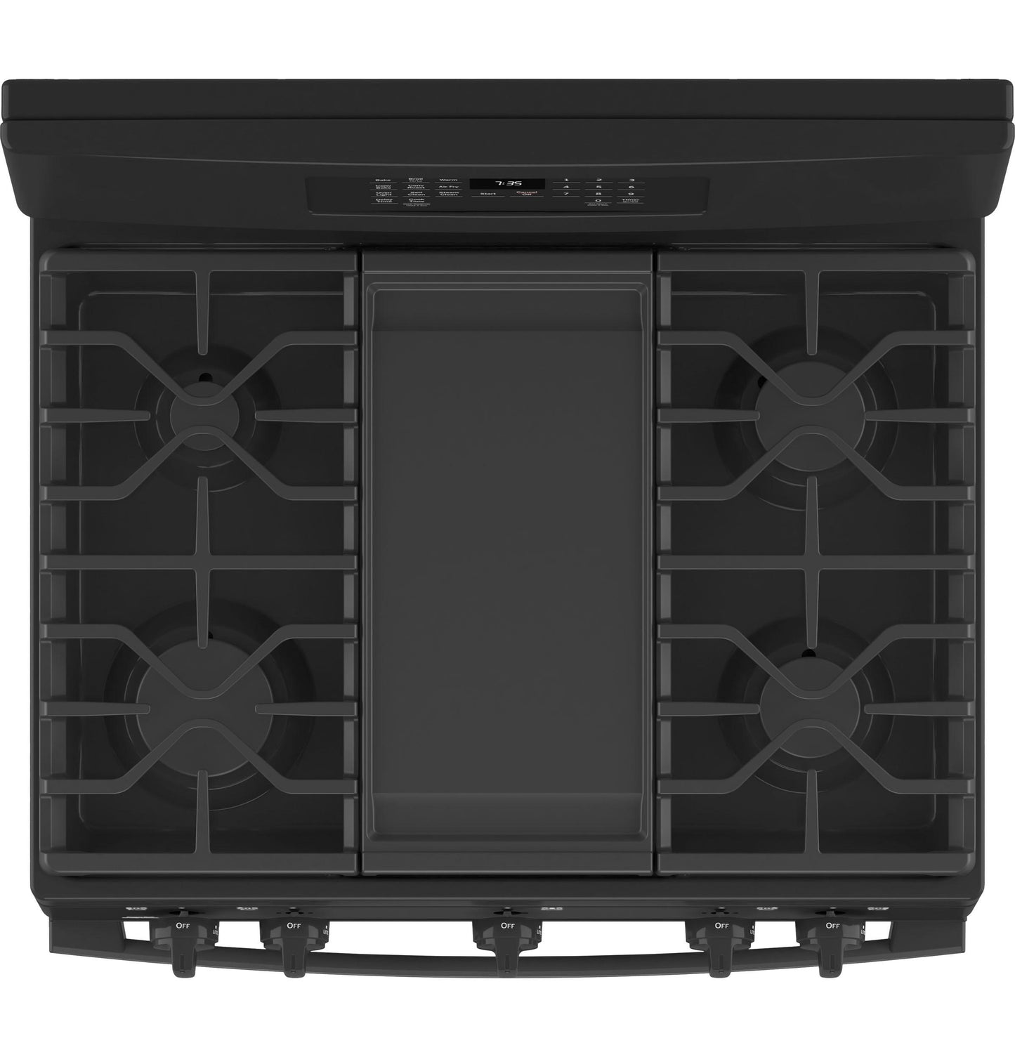 GE APPLIANCES JGB735DPBB Ge 30"" Free-standing Gas Convection Range With Air Fry