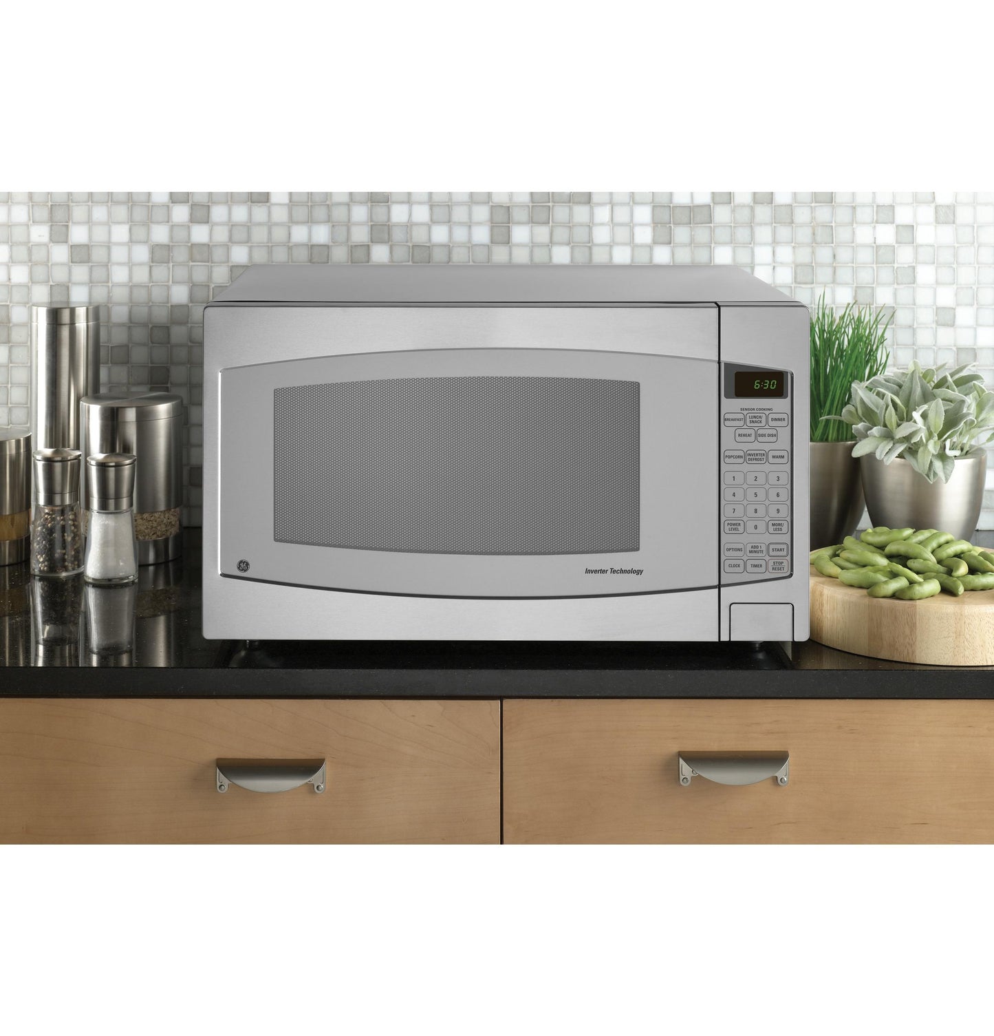 GE APPLIANCES JES2251SJ GE Appliances M/w 1200w Fullsize Invert 2.2