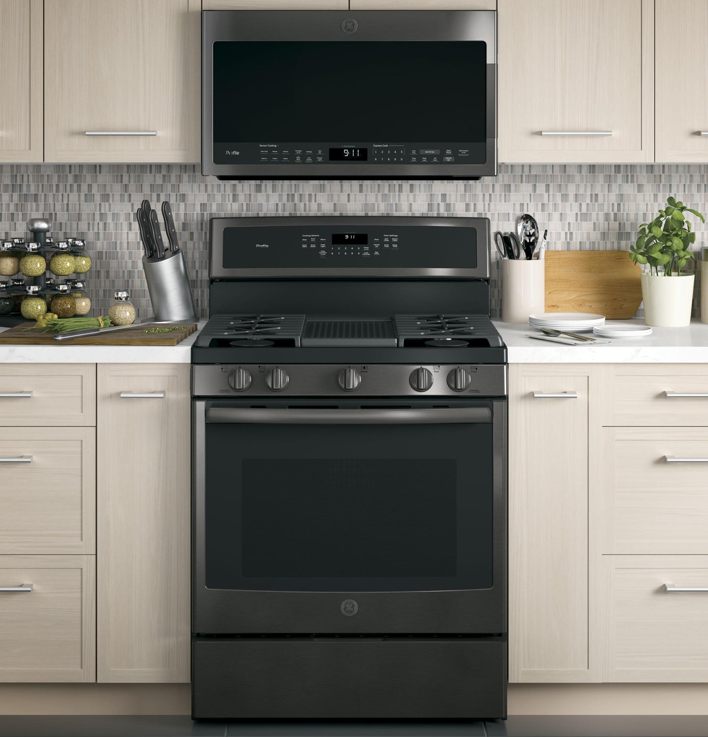 GE APPLIANCES PVM9005BLTS GE Profile Series 2.1 Cu. Ft. Over-the-range Sensor Microwave Oven