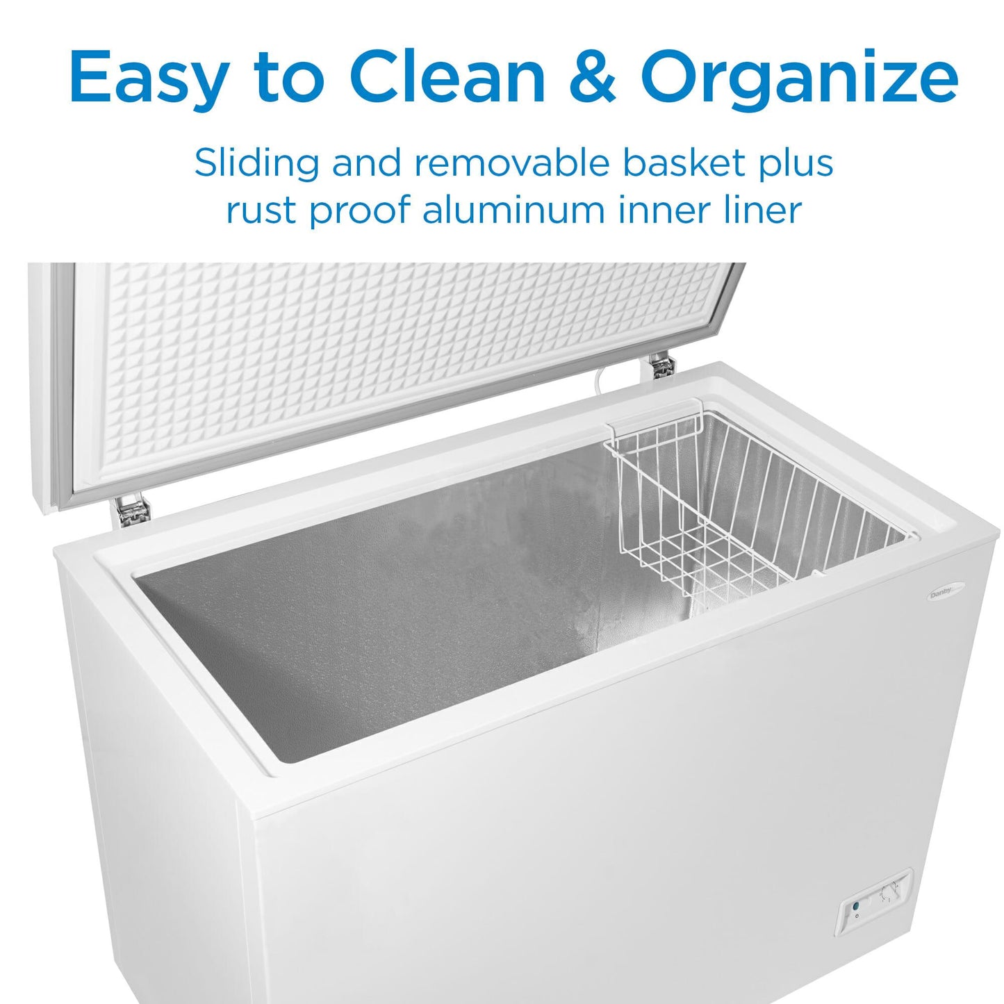 DANBY DCF100A6WM Danby 10.0 CU.FT Square Model Chest Freezer Doe