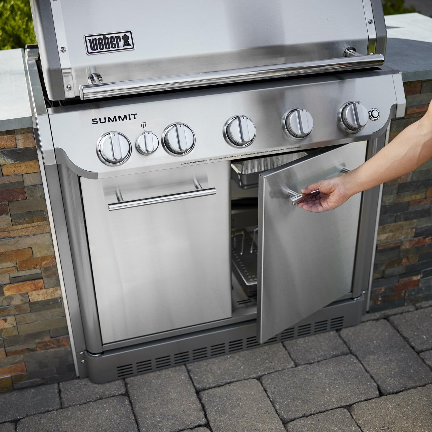 WEBER 1500043 Summit Sb38 S Built-in Gas Grill (natural Gas) - Stainless Steel