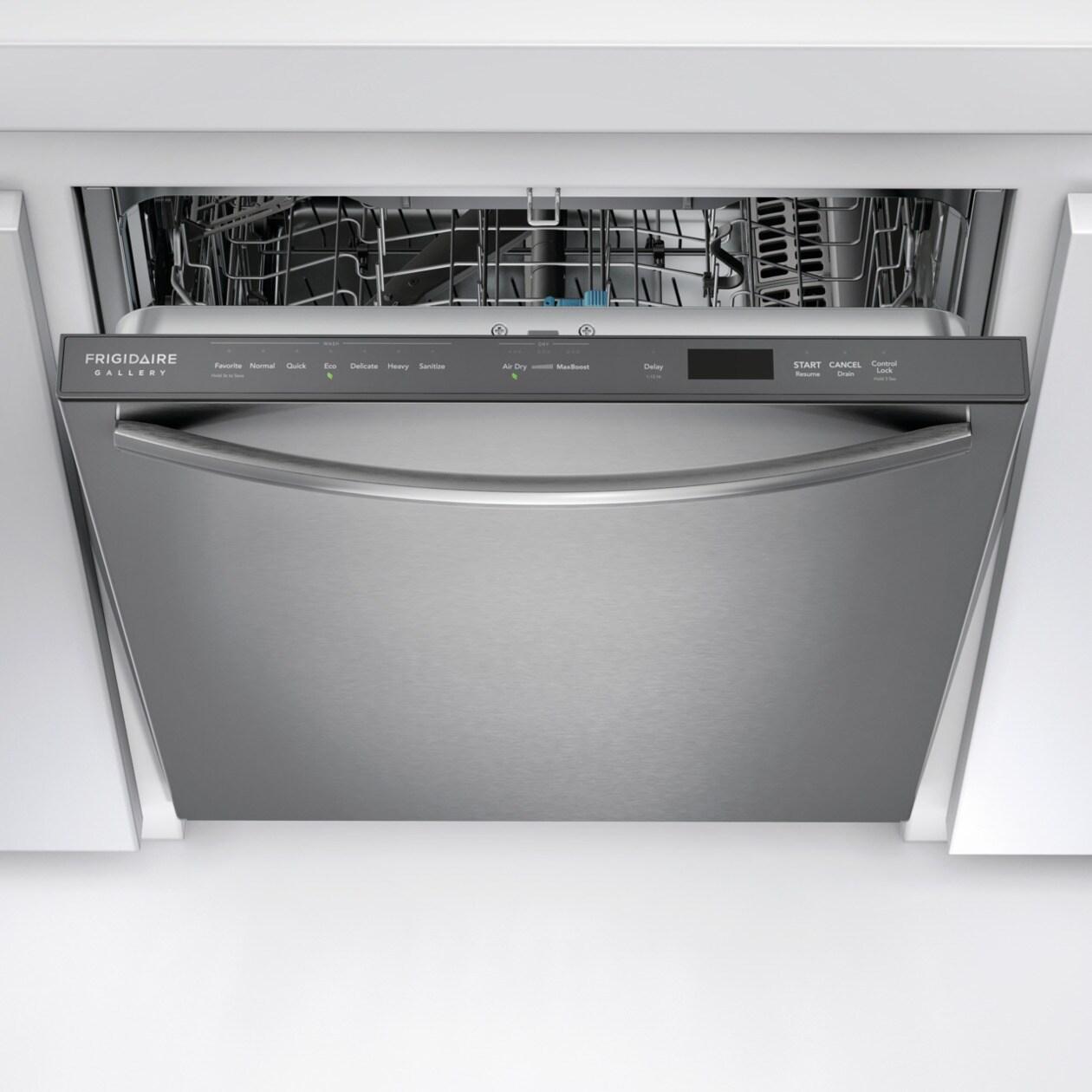 FRIGIDAIRE GDSH4715AF Frigidaire Gallery 24"" Stainless Steel Tub Built-in Dishwasher WITH...