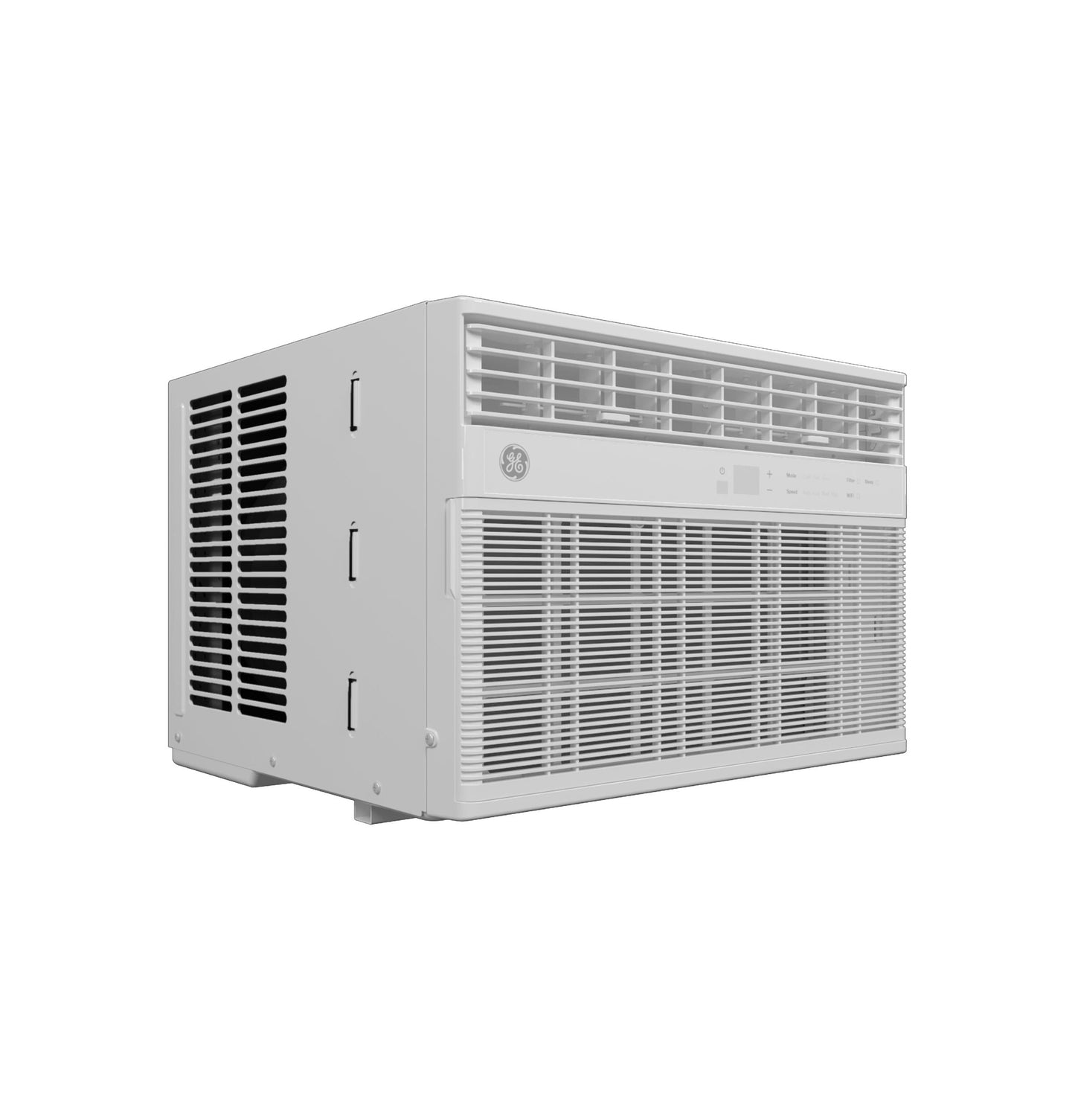 GE APPLIANCES AWCS12WWF Ge 12,000 BTU Smart Electronic Window Air Conditioner for Large ...