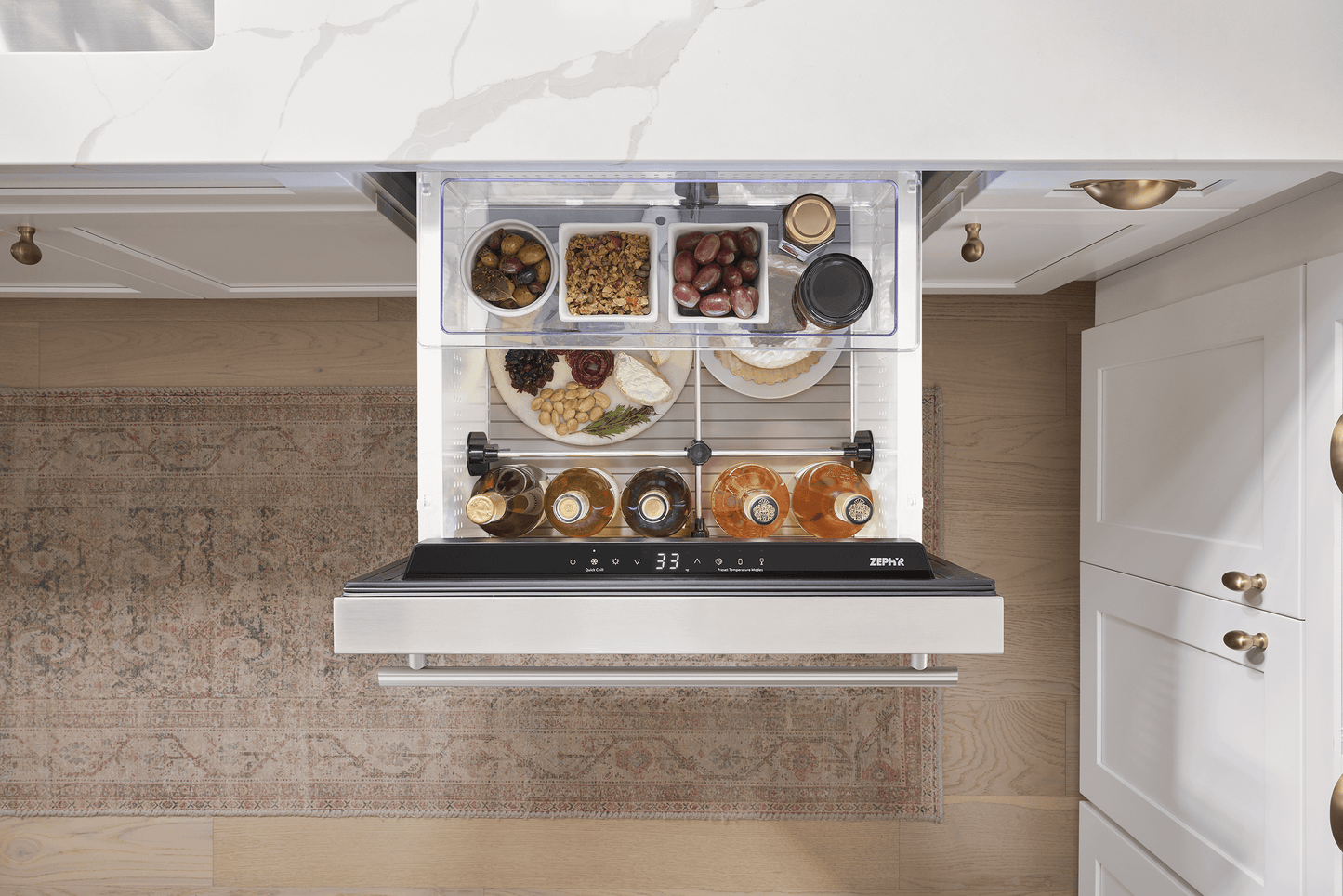 ZEPHYR PRRD24C1AS Zephyr 24"" Single Zone Refrigerator Drawers