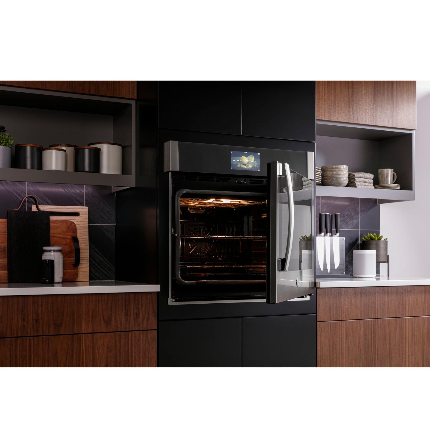 GE APPLIANCES PTS700LSNSS GE Profile 30"" Smart Built-in Convection Single Wall Oven With ...
