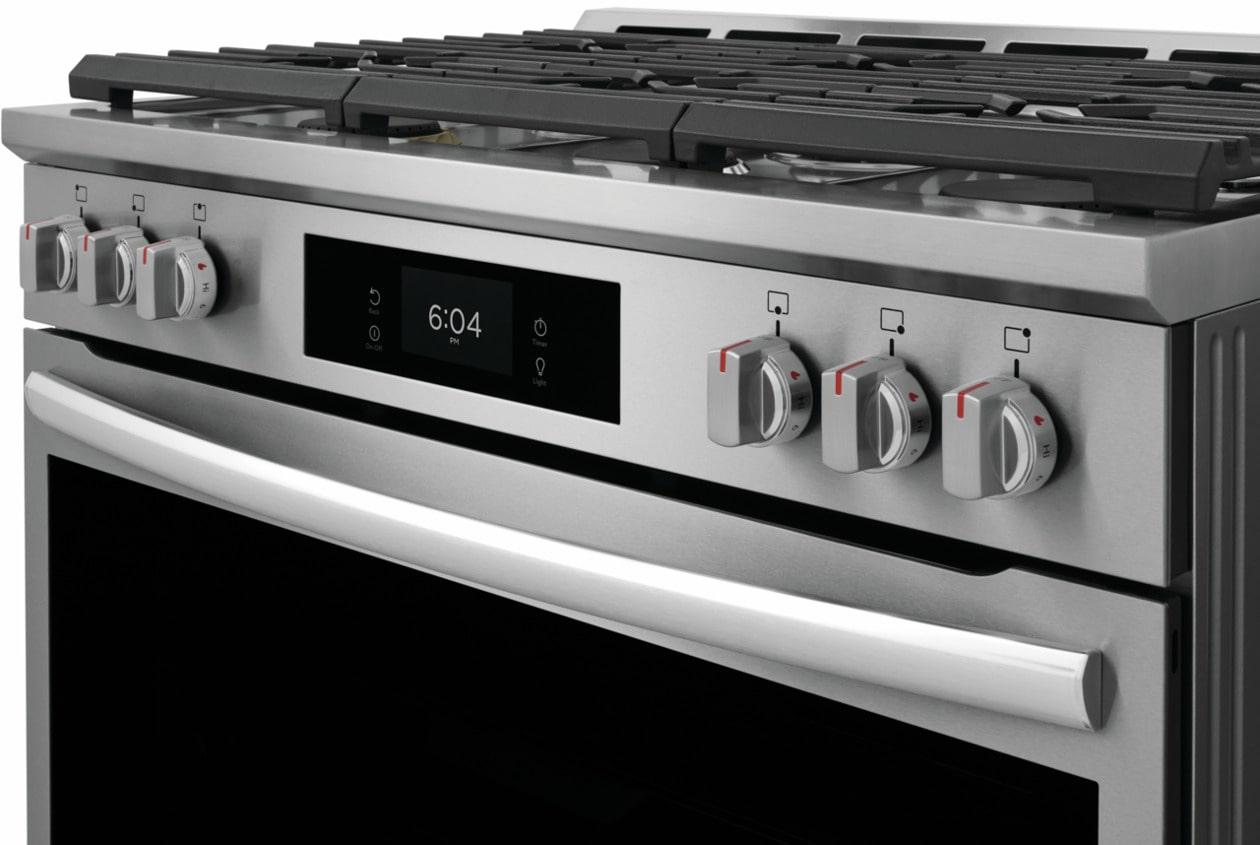 FRIGIDAIRE GCFD3661AF Frigidaire Gallery 36"" Dual-fuel Range With Air Fry