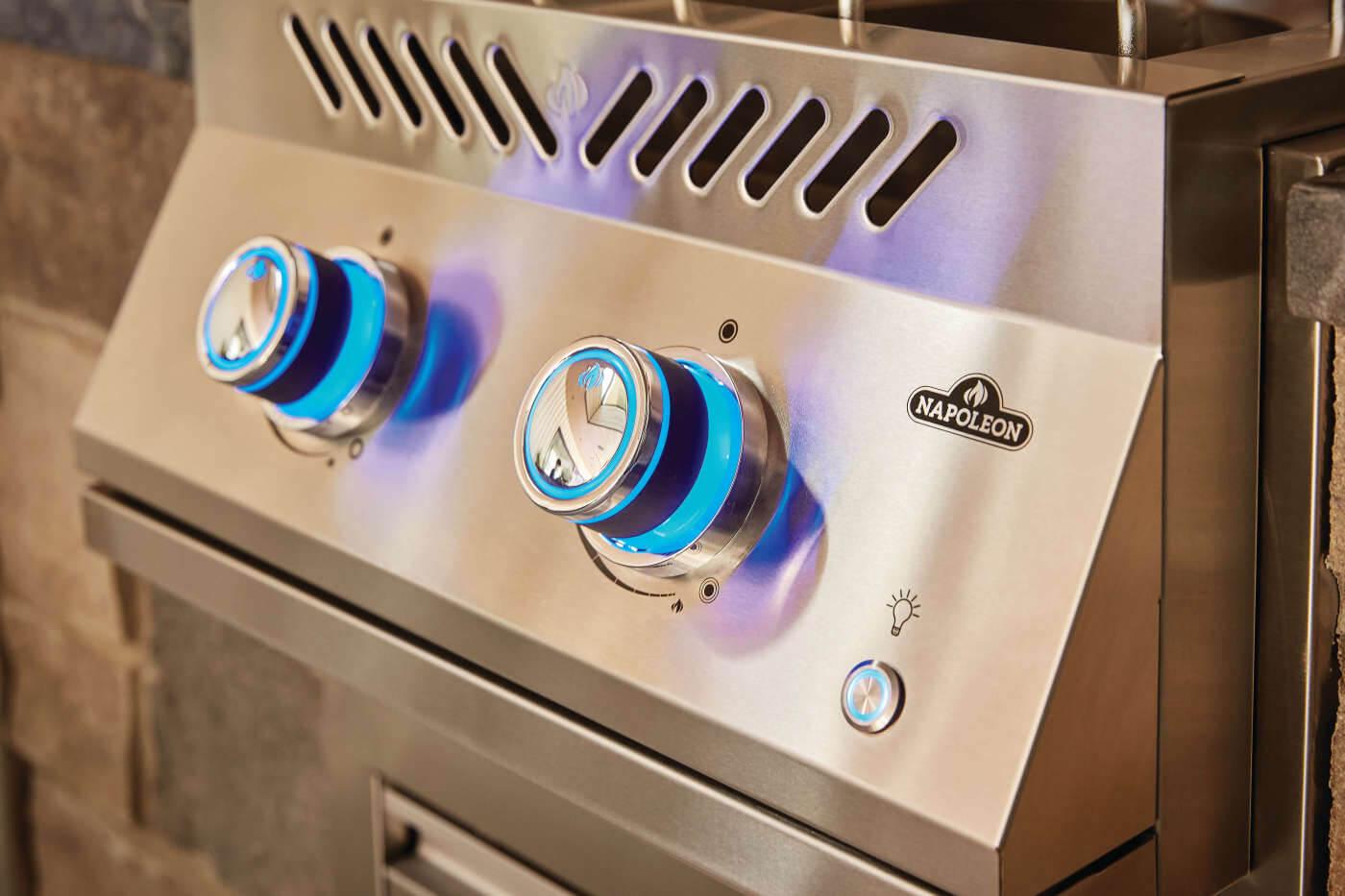 NAPOLEON BBQ BIB18PBNSS Built-in 700 Series Power Burner With Stainless Steel Cover , STAIN...