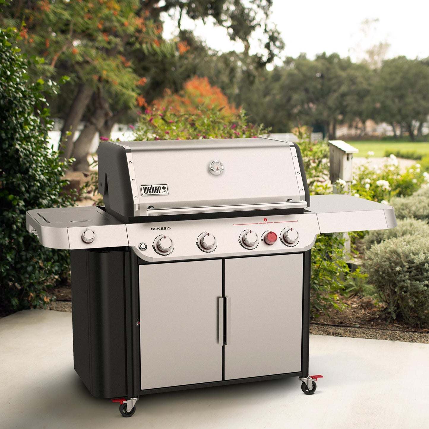 WEBER 36400001 Weber Genesis S-435 Gas Grill - Stainless Steel Lp