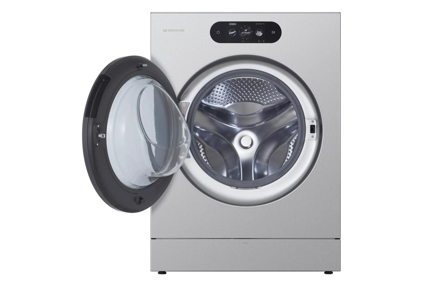 LG WM9900HSA LG Signature 5.8 Cu. Ft. MEGA Capacity Smart Front Load Washer WITH...