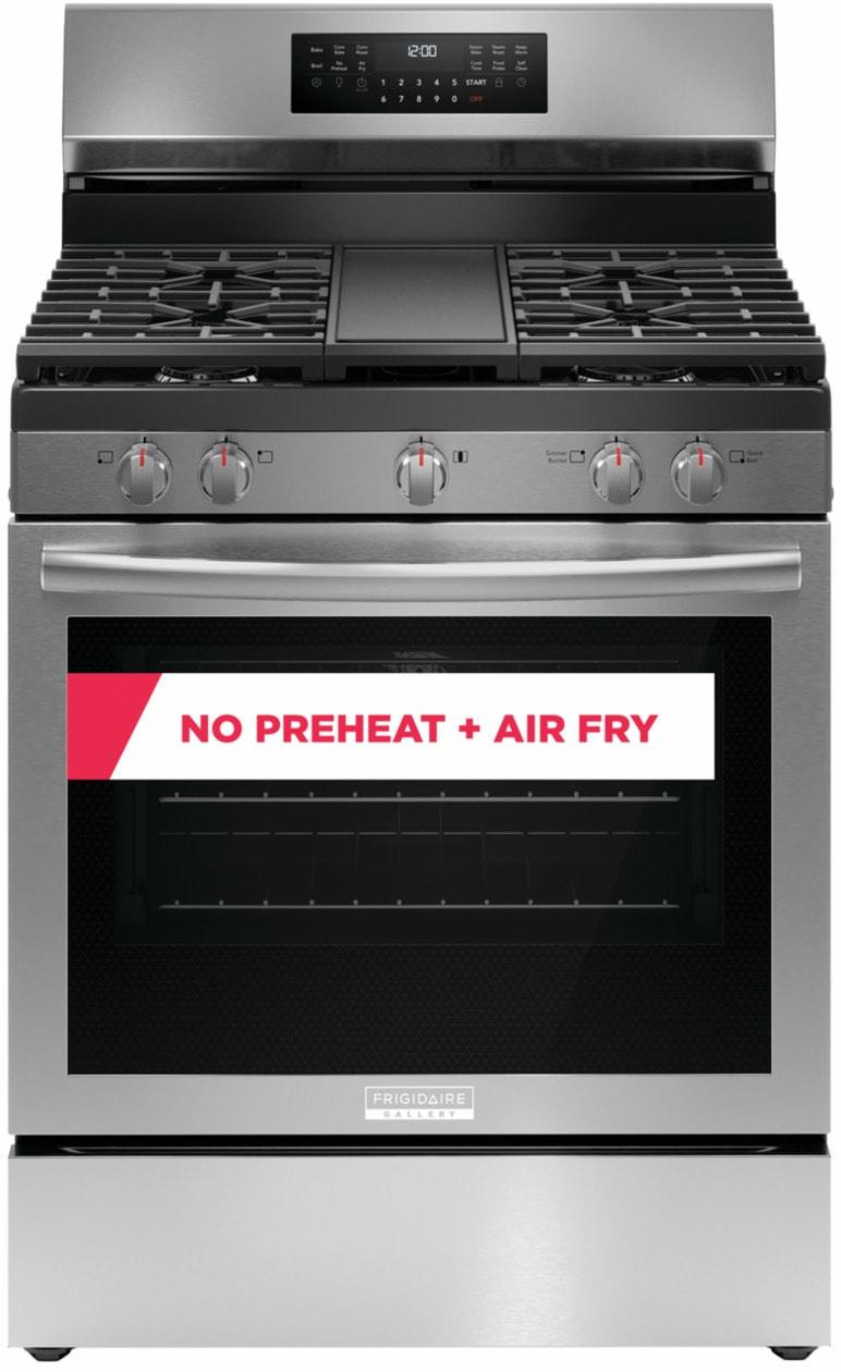 FRIGIDAIRE GCRG3060BF Frigidaire Gallery 30"" Rear Control Gas Range With Total Convection