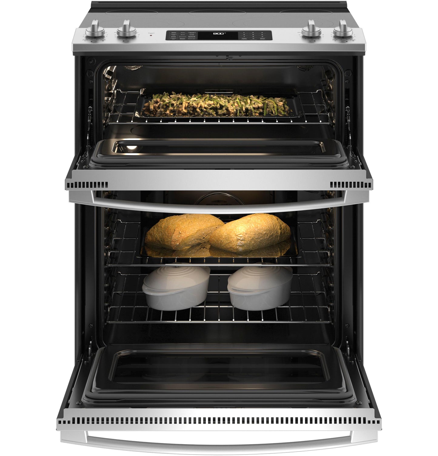 GE APPLIANCES JSS86SPSS Ge 30"" Slide-in Electric Convection Double Oven Range