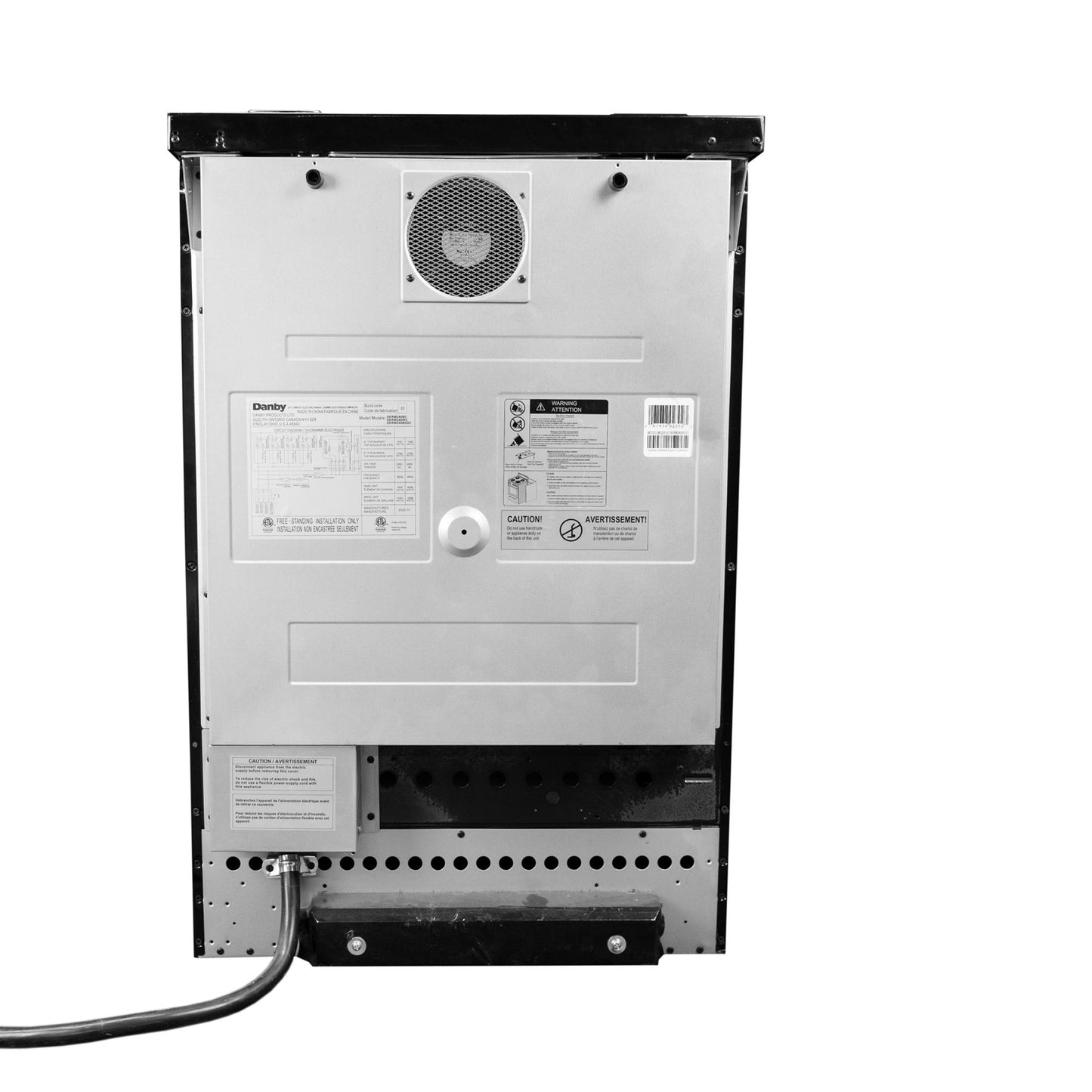 DANBY DRCA240BSS Danby 24 Air Fry Slide-in Smoothtop Range