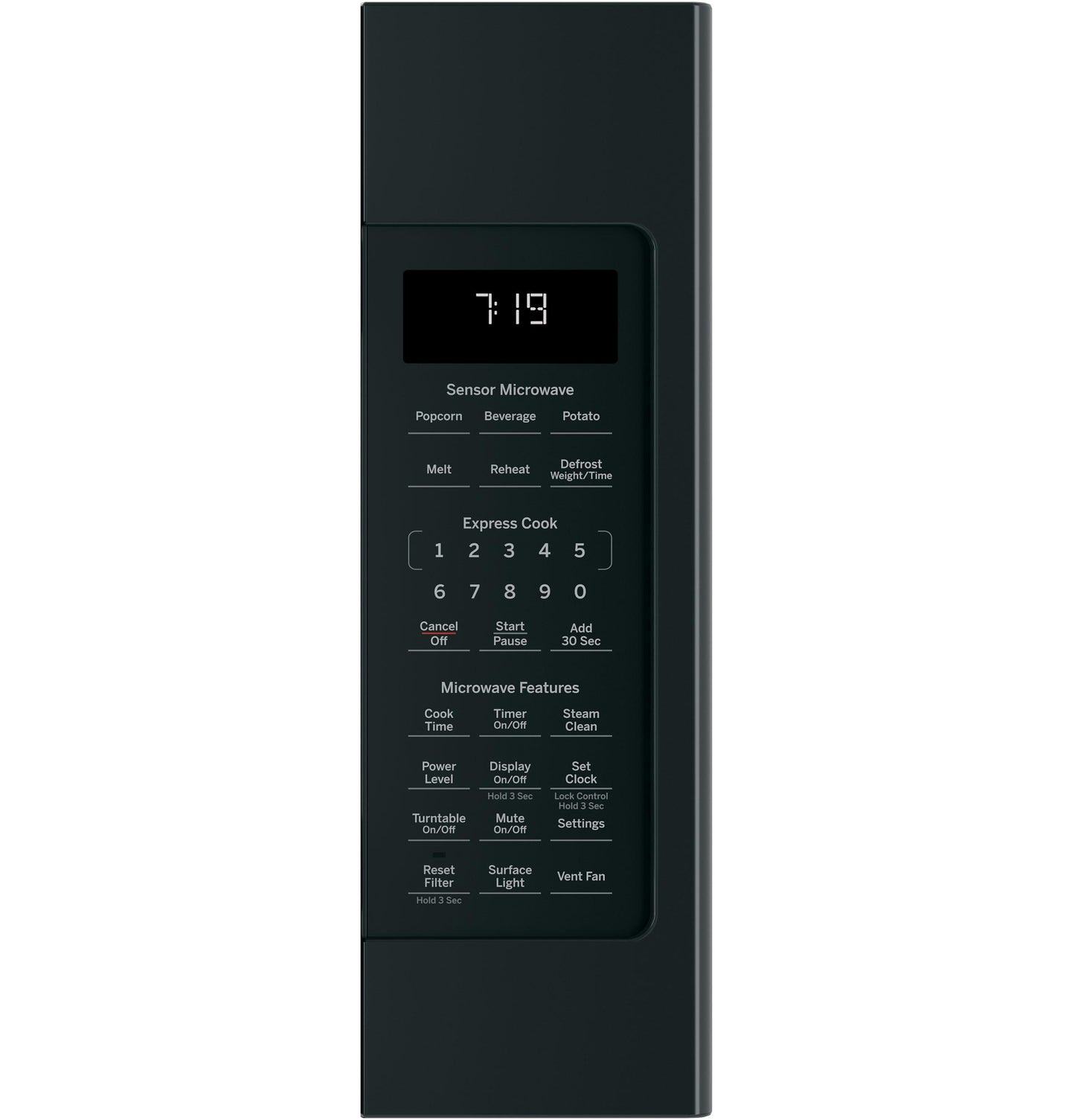 GE APPLIANCES JVM7195DKBB Ge Series 1.9 Cu. Ft. Over-the-range Sensor Microwave Oven