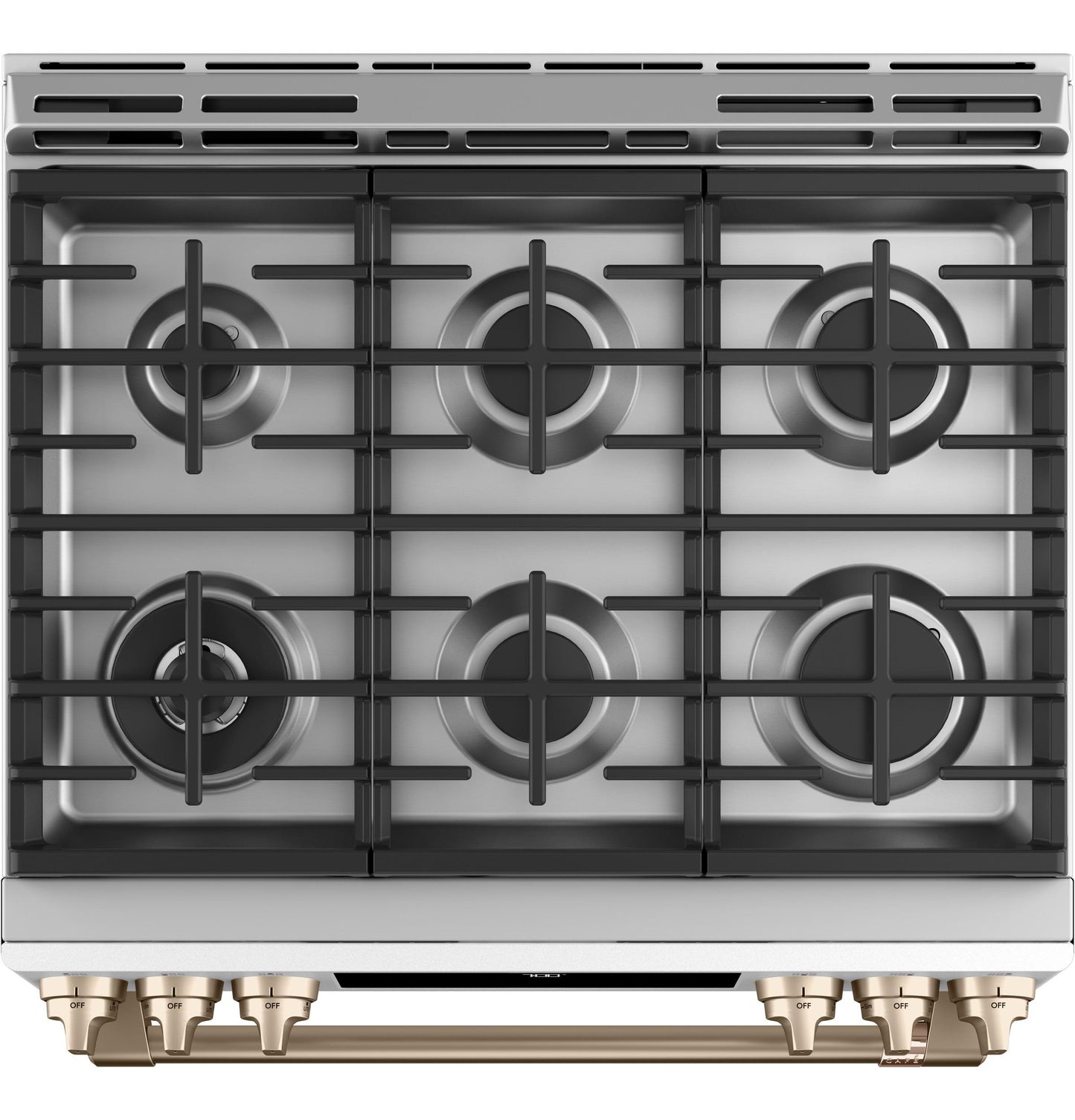 CAFE CGS700P4MW2 Cafe 30"" Slide-in Front Control Gas Oven With Convection Range