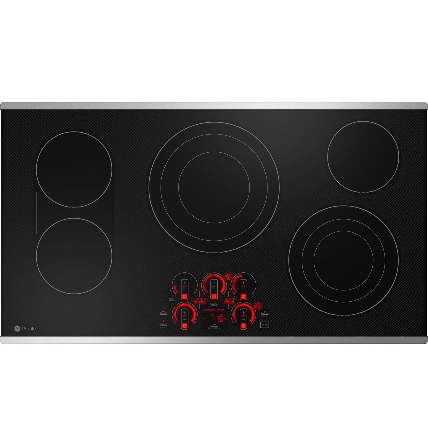GE APPLIANCES PEP9036STSS GE Profile 36"" Built-in Touch Control Cooktop