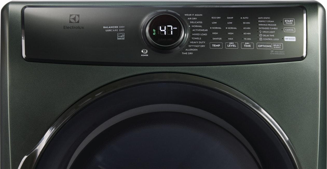 ELECTROLUX ELFE7738AA Electrolux Front Load Perfect Steam Electric Dryer With BALANCE...