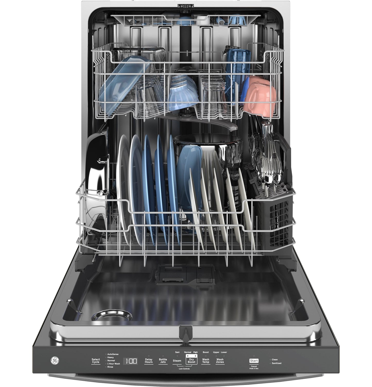 GE APPLIANCES GDT650SYVFS Ge Fingerprint Resistant Top Control With Stainless Steel INTERI...