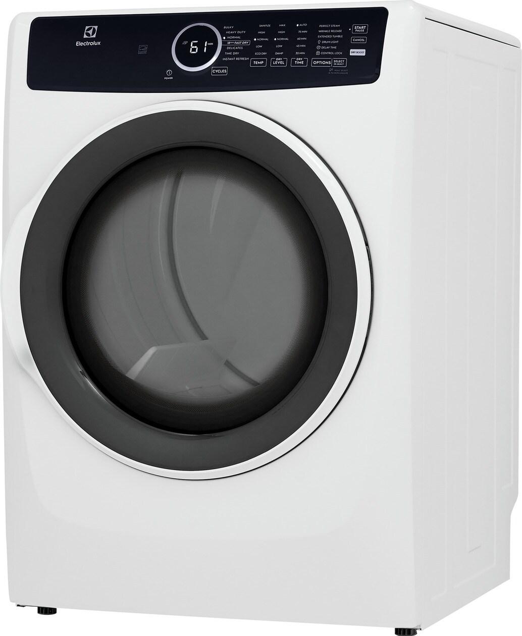 ELECTROLUX ELFE7437AW Electrolux Electric 8.0 Cu. Ft. Front Load Dryer