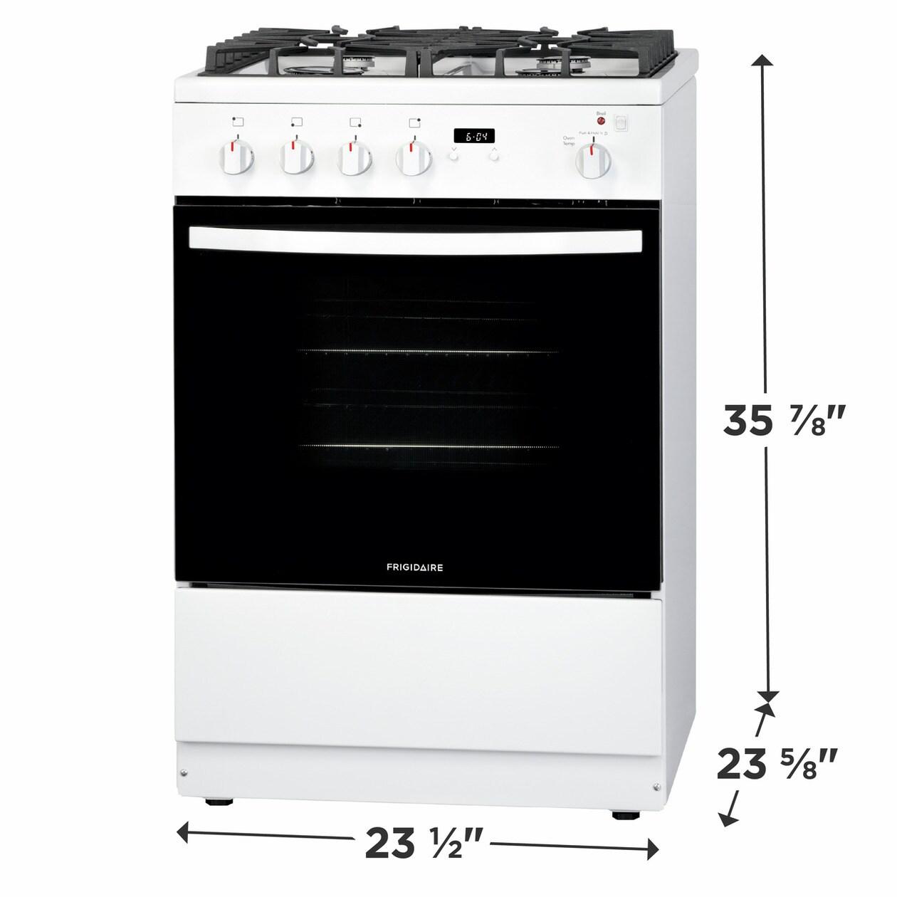 FRIGIDAIRE FFGH2422UW Frigidaire 24'' Front Control Freestanding Gas Range