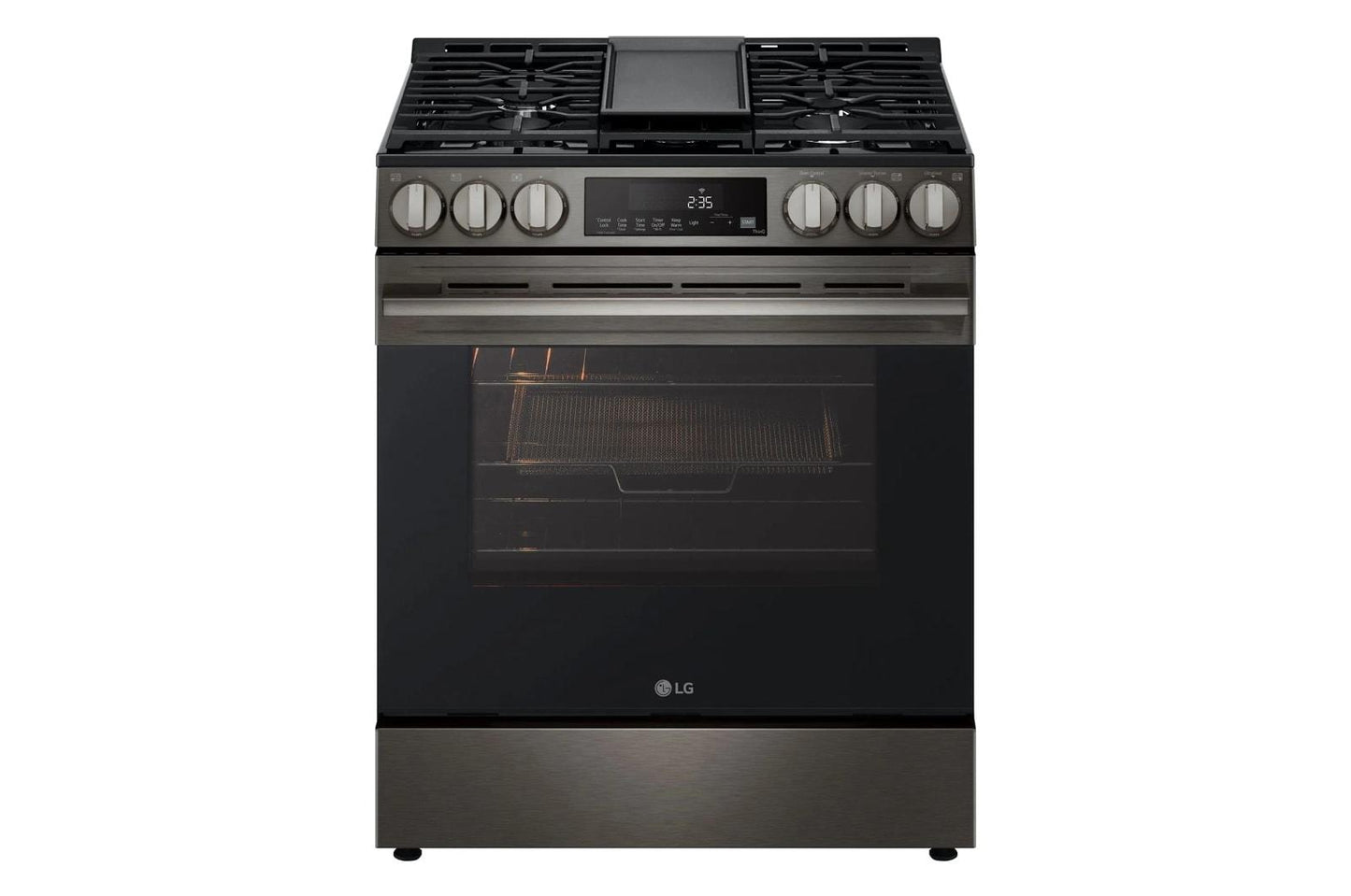 LG LSGL5833Z 5.8 Cu. Ft. Smart Gas Slide-in Range With Convection, Air Fry and E...