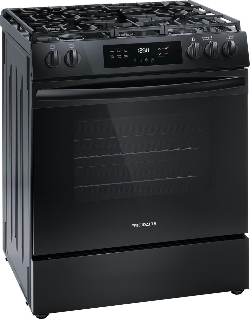 FRIGIDAIRE FCFG3062AB Frigidaire 30"" Front Control Gas Range With Quick Boil