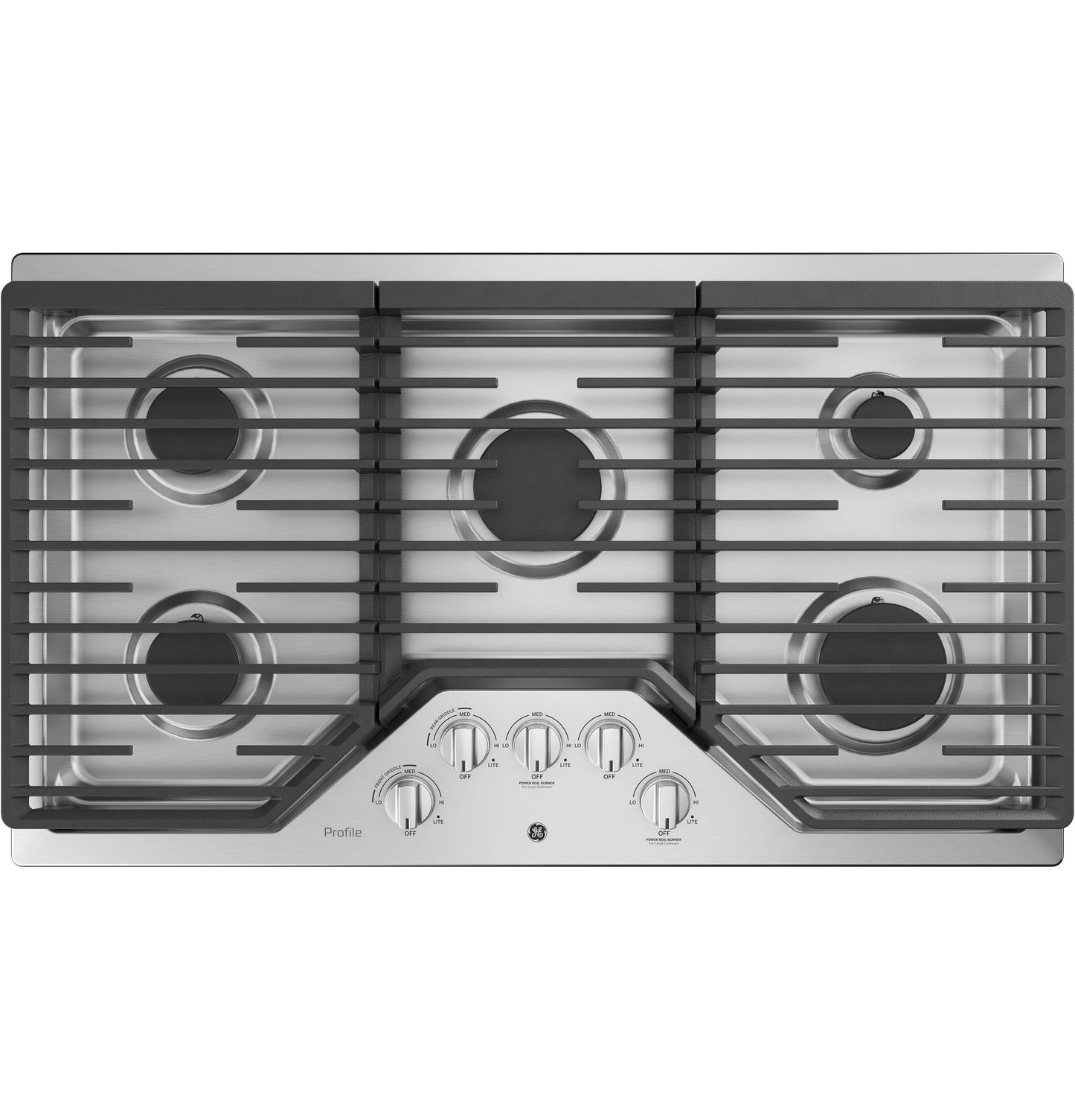 GE APPLIANCES PGP7036SLSS GE Profile Series 36"" Built-in Gas Cooktop