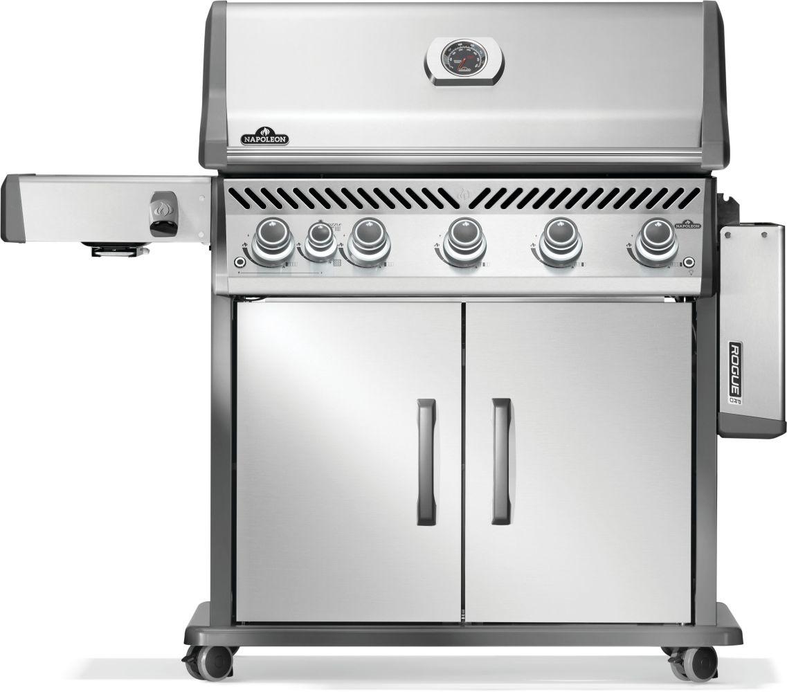 NAPOLEON BBQ RP625SIBNSS2 Rogue Pro 625 Sib With Infrared Side Burner , Natural Gas, STAINLES...