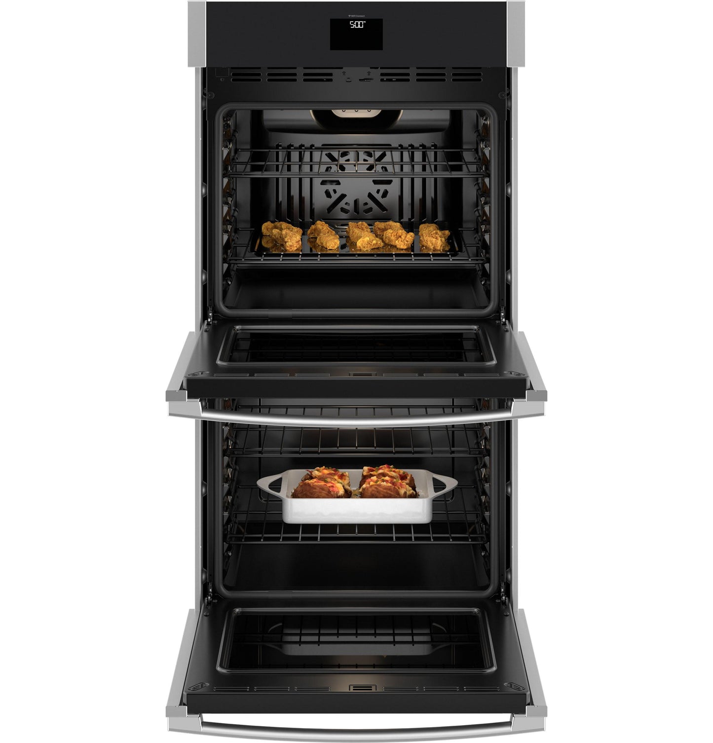 GE APPLIANCES JKD5000SVSS Ge 27"" Smart Built-in Convection Double Wall Oven With No PREHEA...