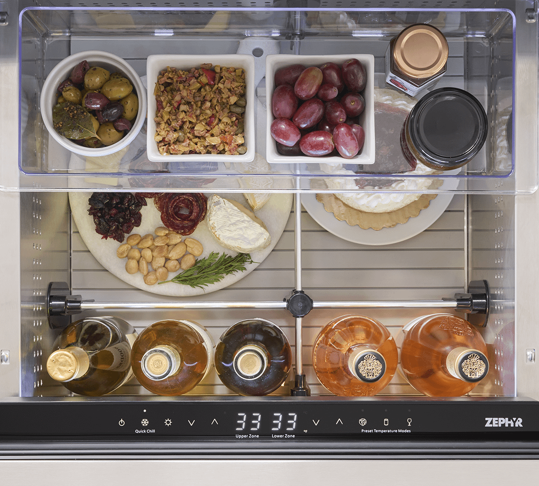 ZEPHYR PRRD24C2ASOD Zephyr 24"" Outdoor Dual Zone Refrigerator Drawers