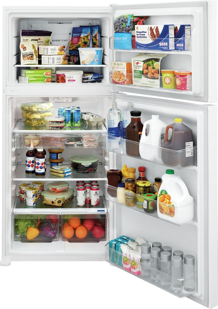FRIGIDAIRE FFTR2045VW Frigidaire 20.0 Cu. Ft. Top Freezer Refrigerator