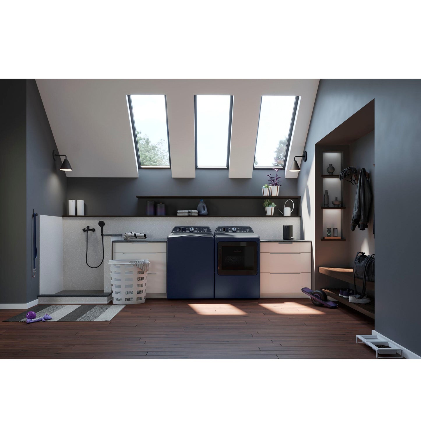 GE APPLIANCES PTD90EBPTRS GE Profile 7.3 Cu. Ft. Capacity Smart Electric Dryer With FABRI...