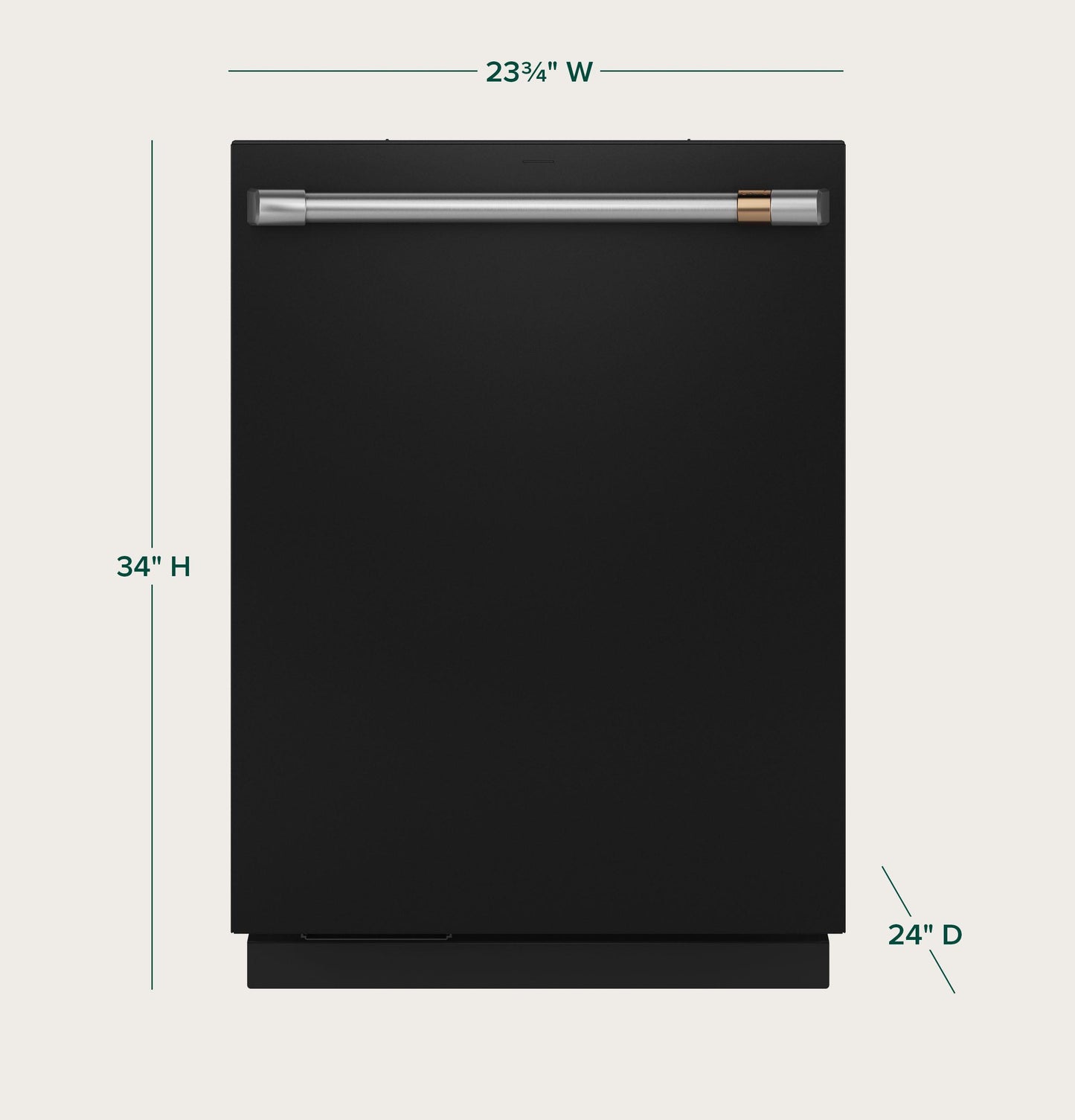CAFE CDT888P3VD1 Cafe Customfit Energy Star Stainless Interior Smart DISHW...