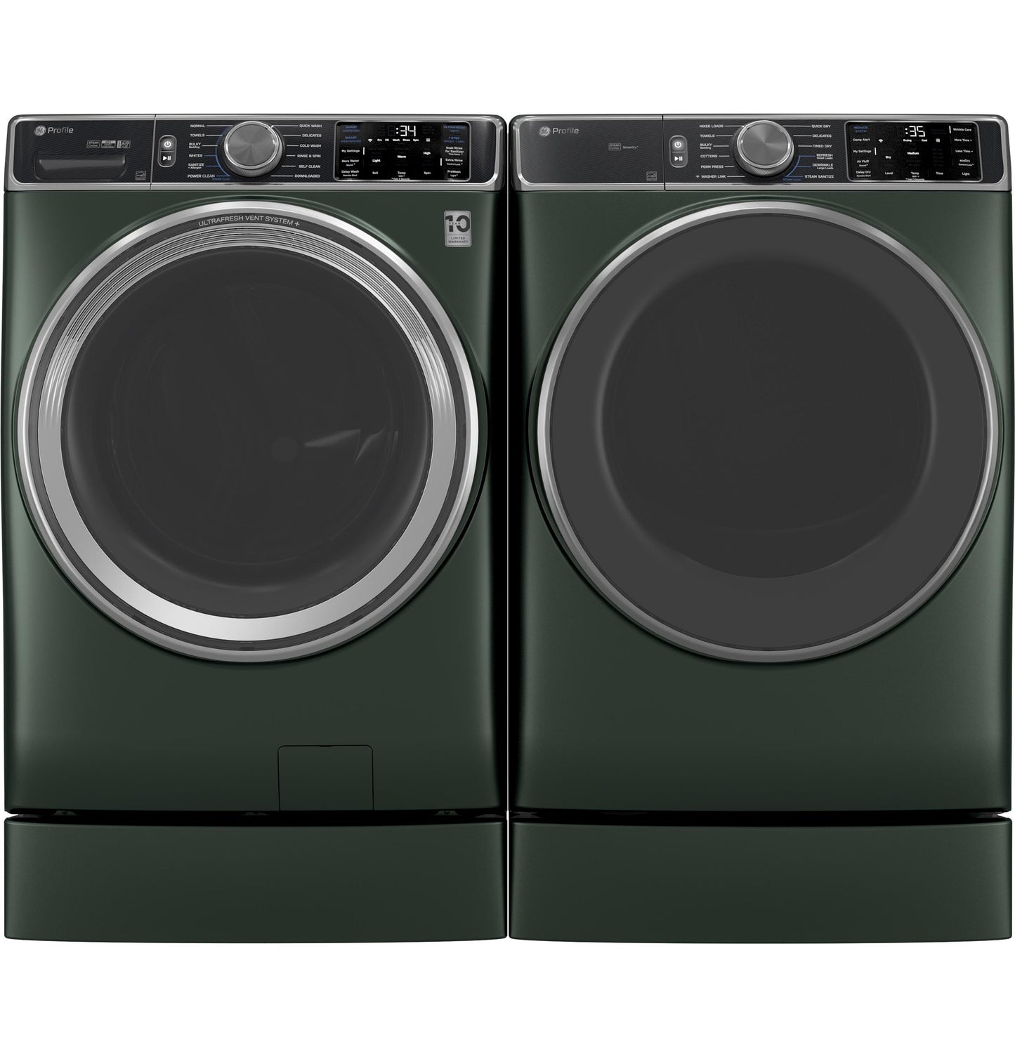 GE APPLIANCES PFW955SPWGN GE Profile 5.5 Cu. Ft. Capacity Smart Front Load Energy STAR...