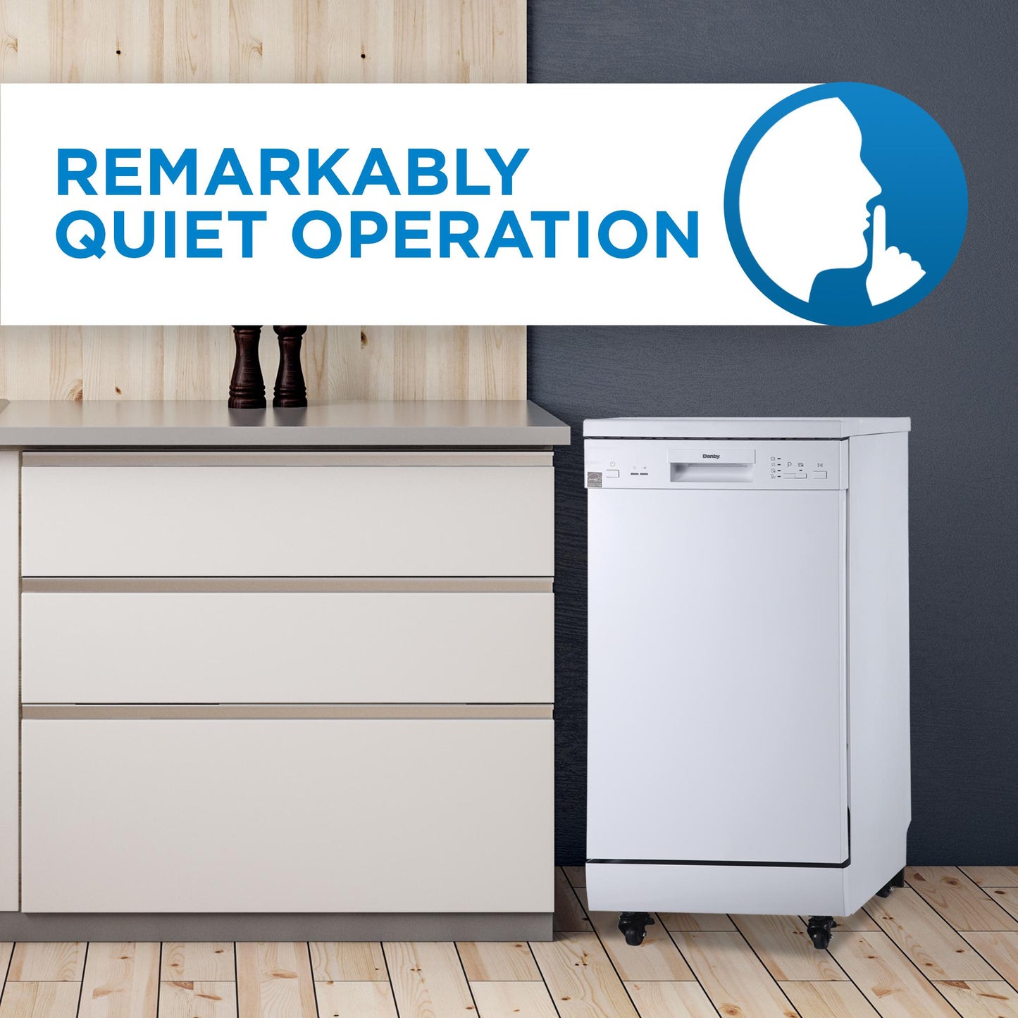 DANBY DDW1805EWP Danby 18"" Portable Dishwasher